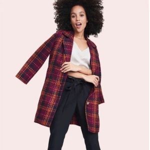 A New Day plaid tweed jacket, size small